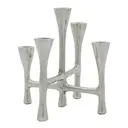 Tristy ljusstake 20x19 cm silverfinish