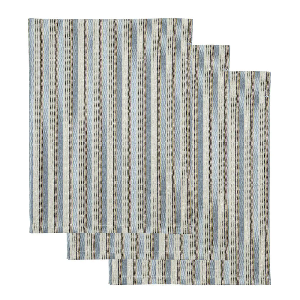 Cook Keittiöpyyhe 75x55 cm 3 kpl Sininen/Hiekka