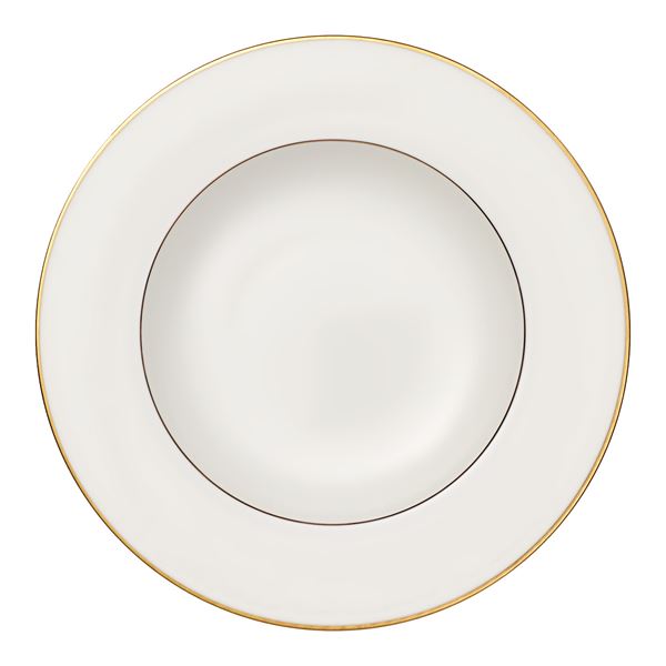 Villeroy & Boch Anmut Gold djup tallrik 24 cm vit/guld