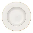 Anmut Gold djup tallrik 24 cm vit/guld