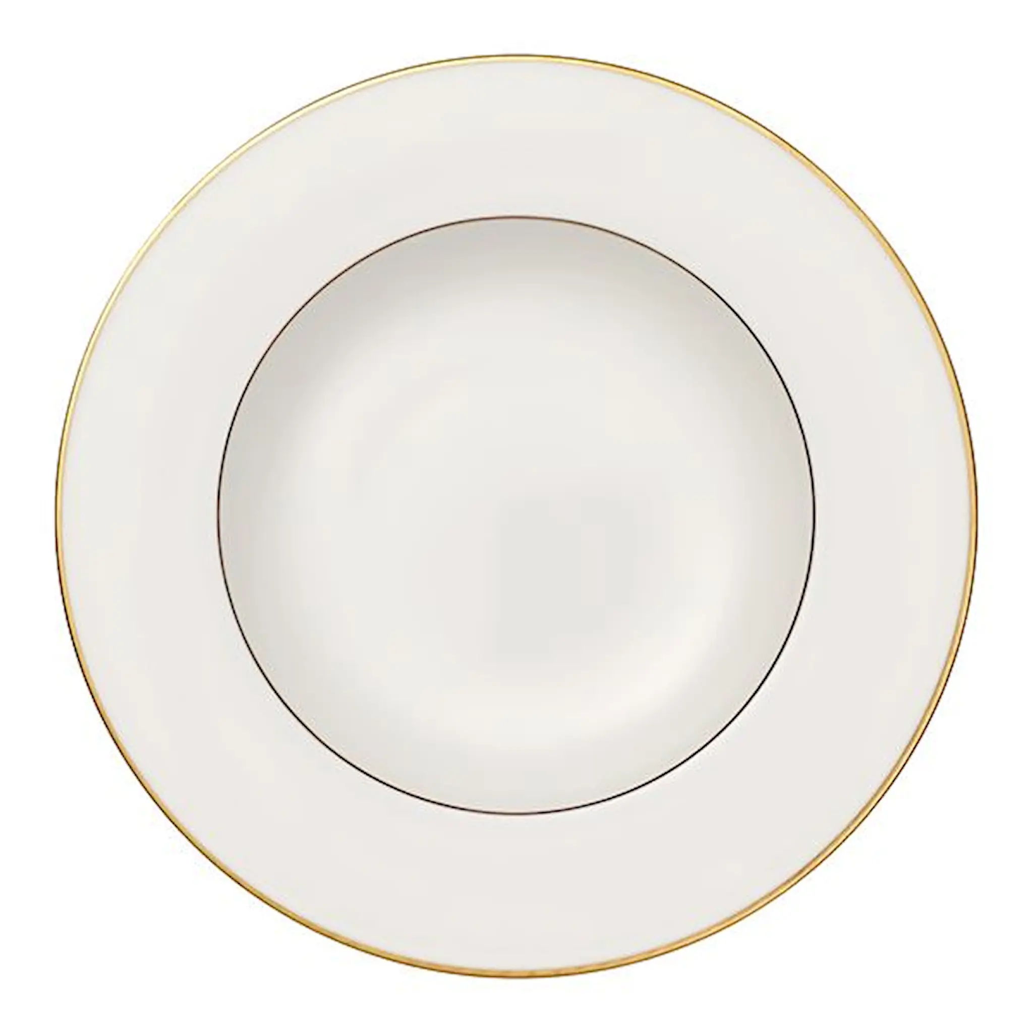 Villeroy & Boch Anmut Gold djup tallrik 24 cm vit/guld