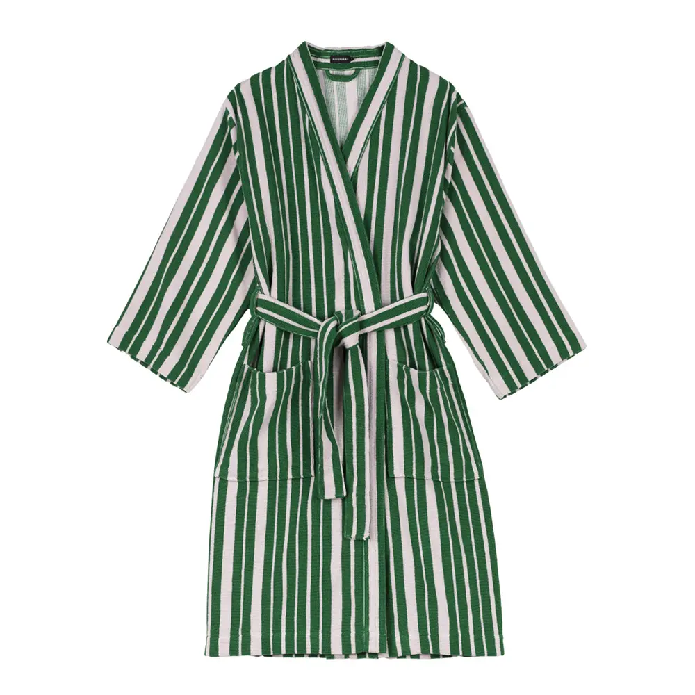 Raide Kylpytakki L Vihreä/Vaaleanpunainen