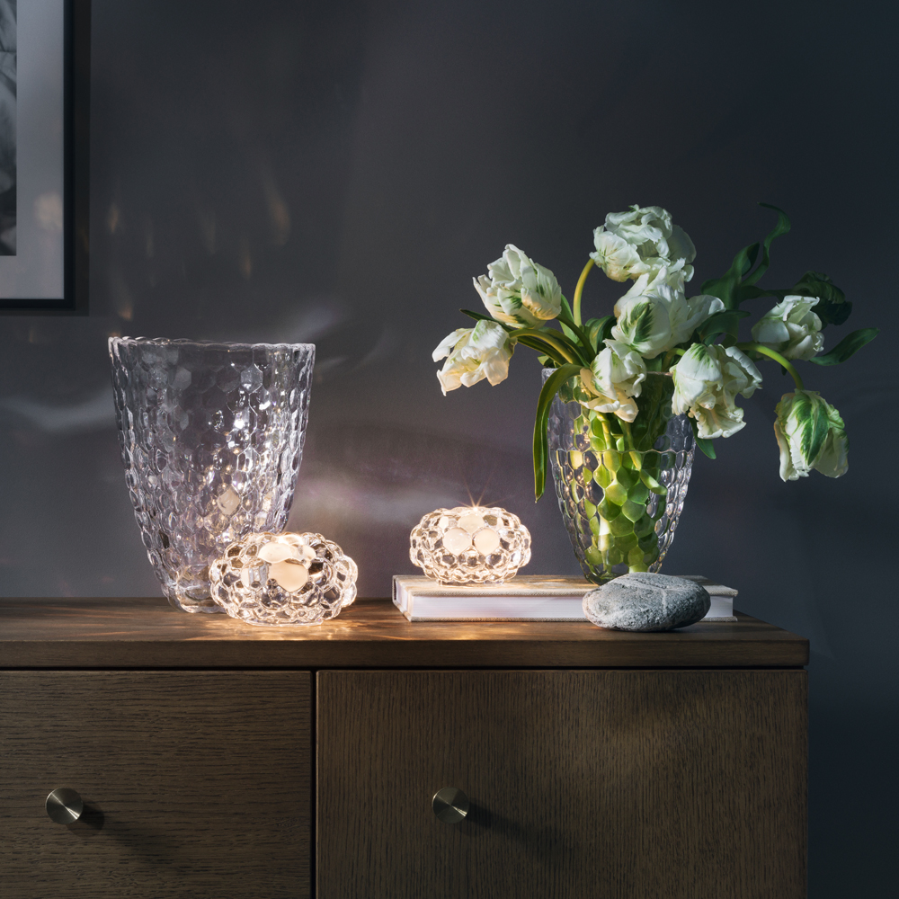 Orrefors Hallon Maljakko 20 cm Kirkas