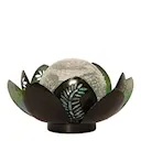 Lilly solcellslykta dekoration 482-81 12x24 cm silver