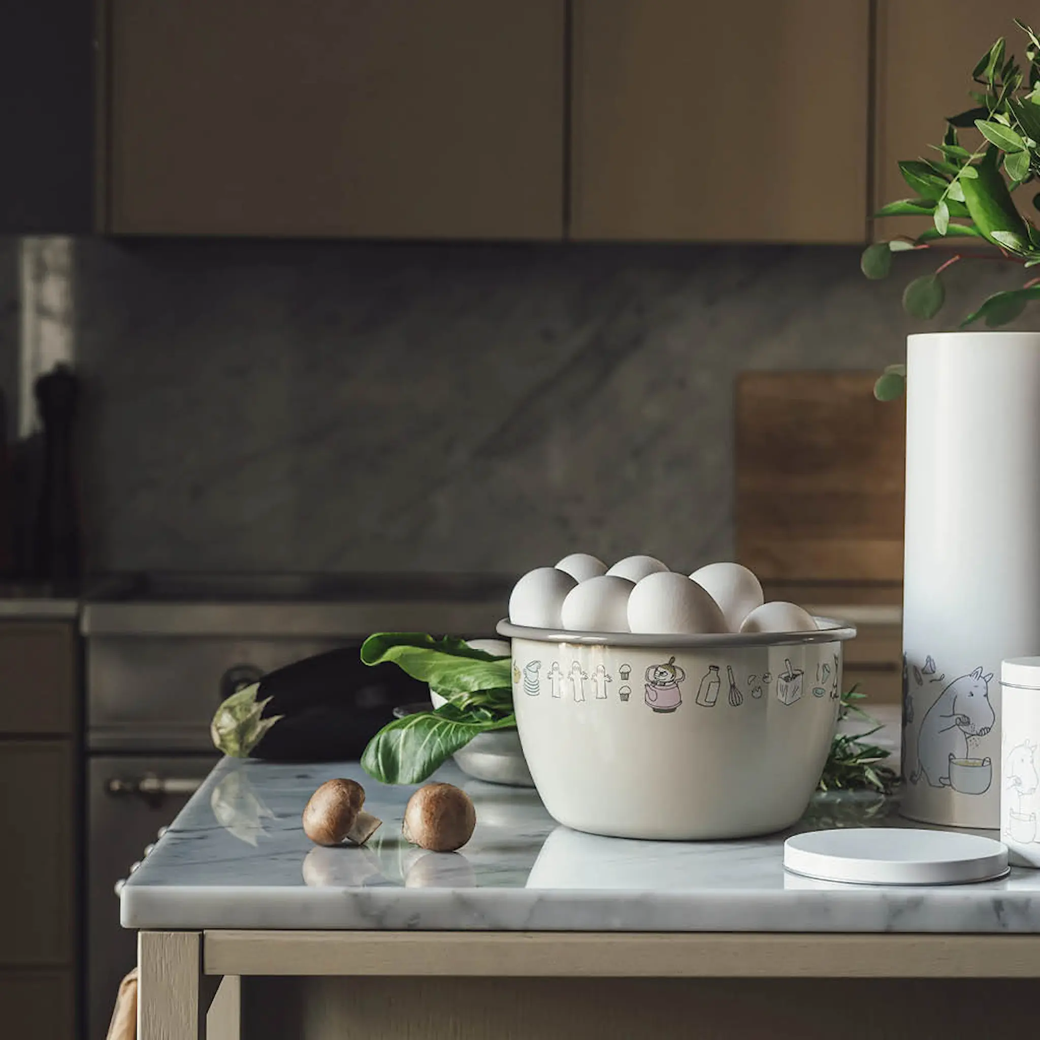 Muurla Muumi emalikulho 2 L Bon Appétit