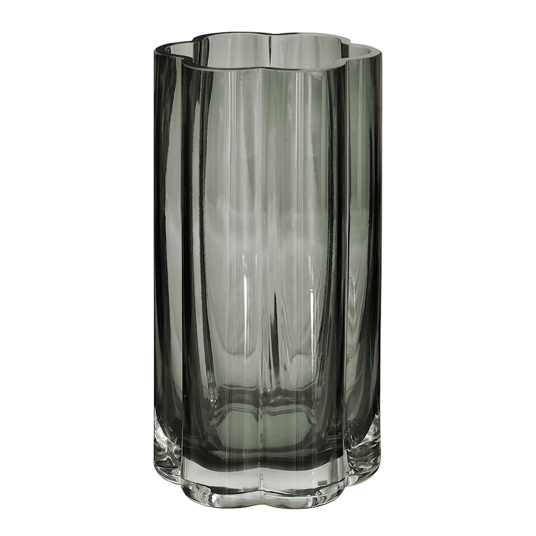 Cultdesign Hanami glasvas 9x18 cm rökgrå