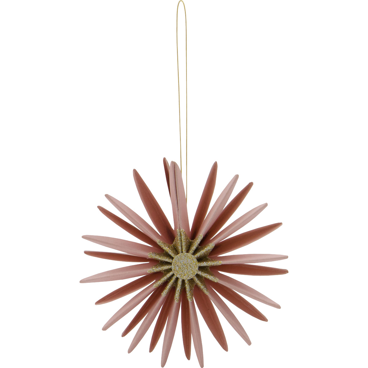 House Doctor Stari julpynt stjärnor 6-pack rosé/champagne