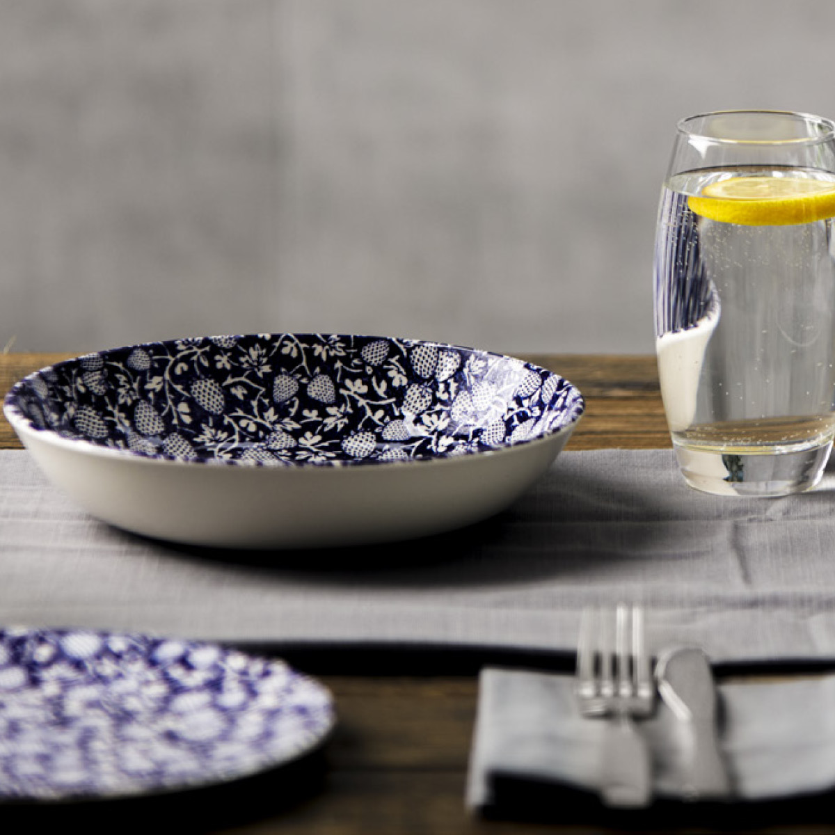 Wade Eton pastatallrik 22,5 cm blå