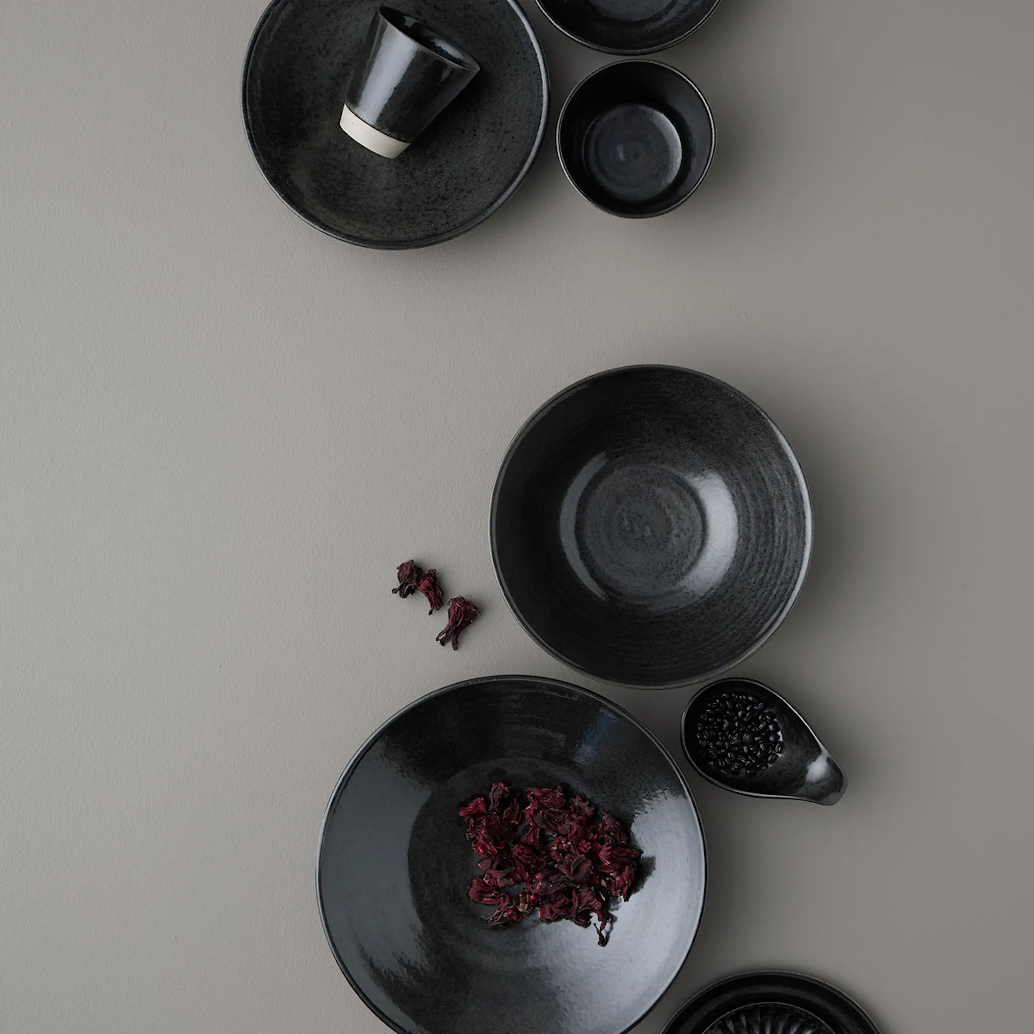 Tell Me More Fenix skål medium 15,5 cm svart