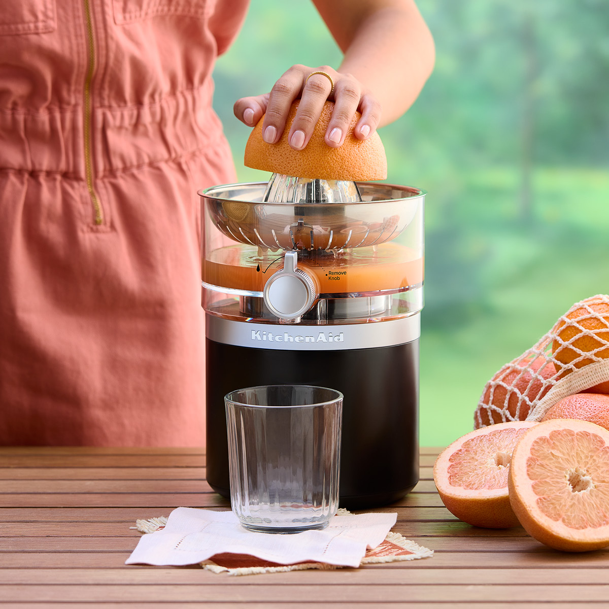 KitchenAid Go Cordless citruspress 5KCJR160 utan batteri Mattsvart