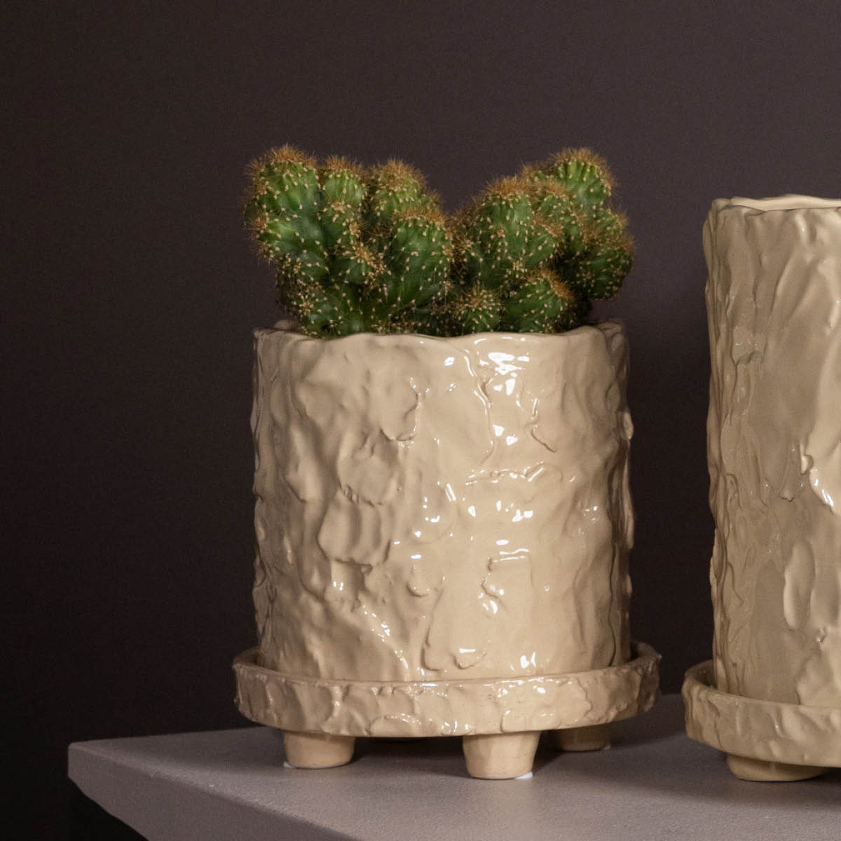 ByOn Muddy S kruka 17,5x18 cm beige