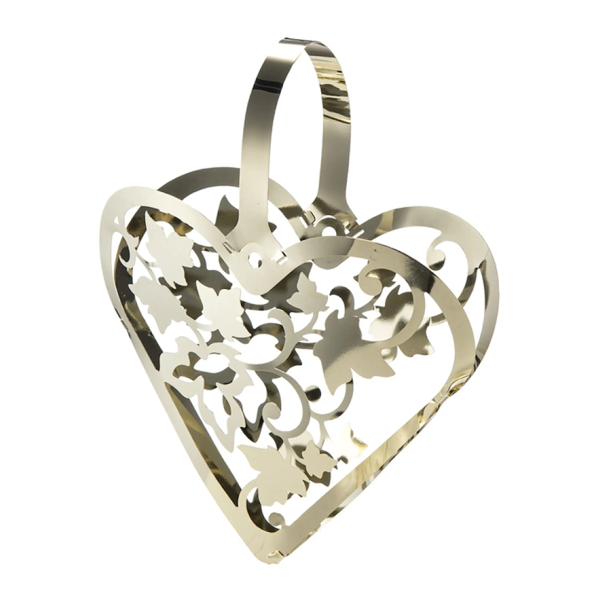 Holmen Istind ornament hjärta 12,5 cm guld