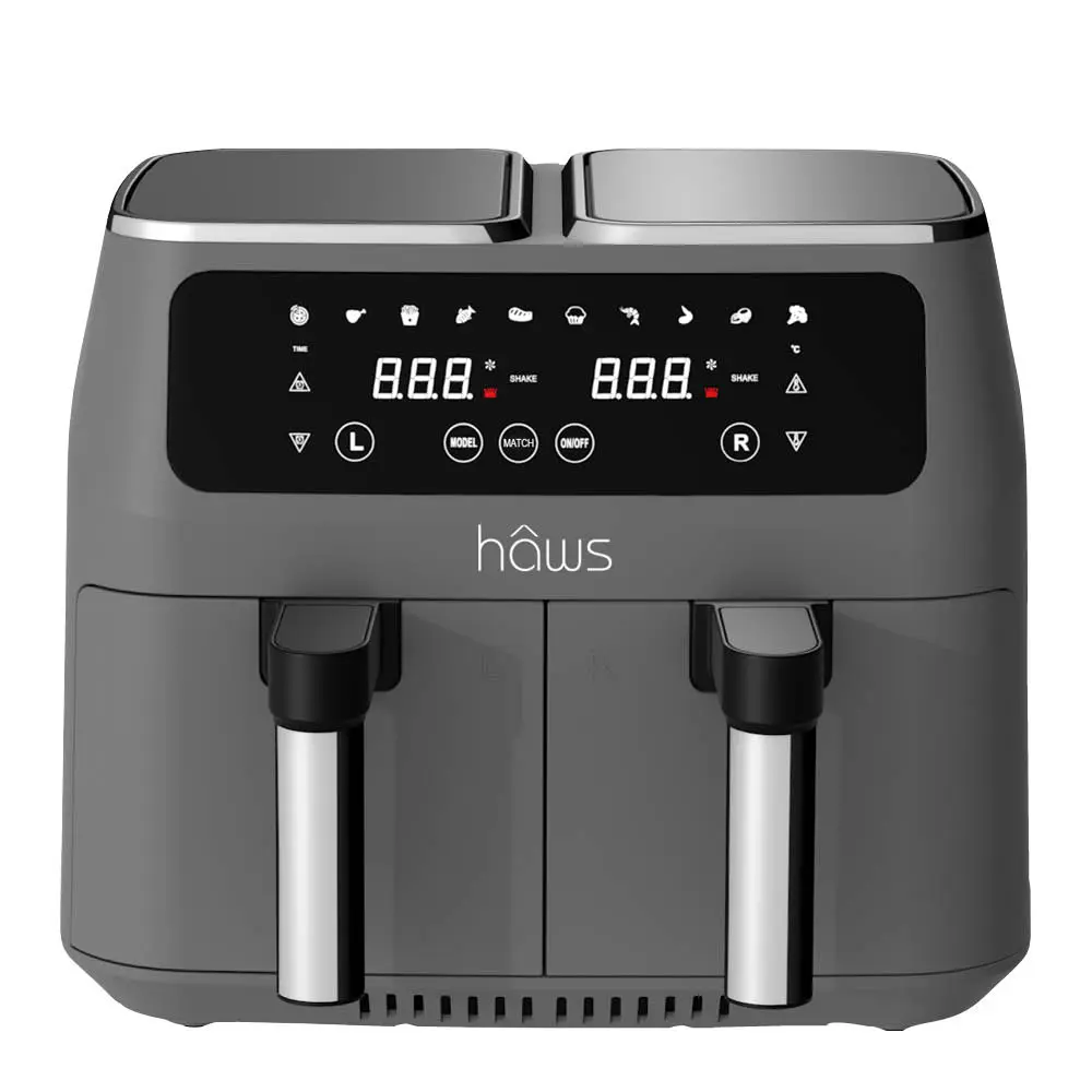 Kaksois-airfryer 2 x 4 L 2800W pinnoitteella