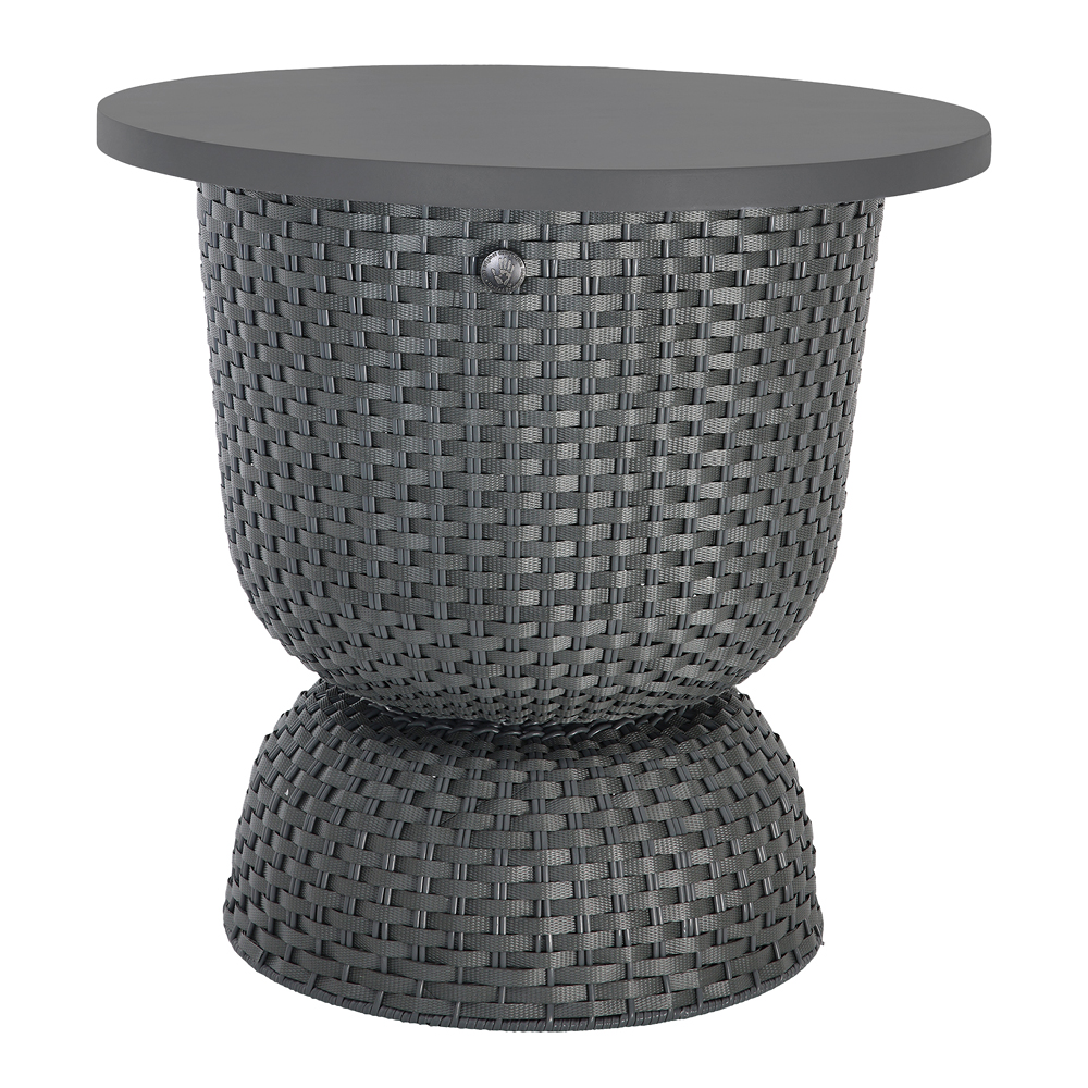 Handed By Twist Säilytyspöytä 44x43 cm Tummanharmaa