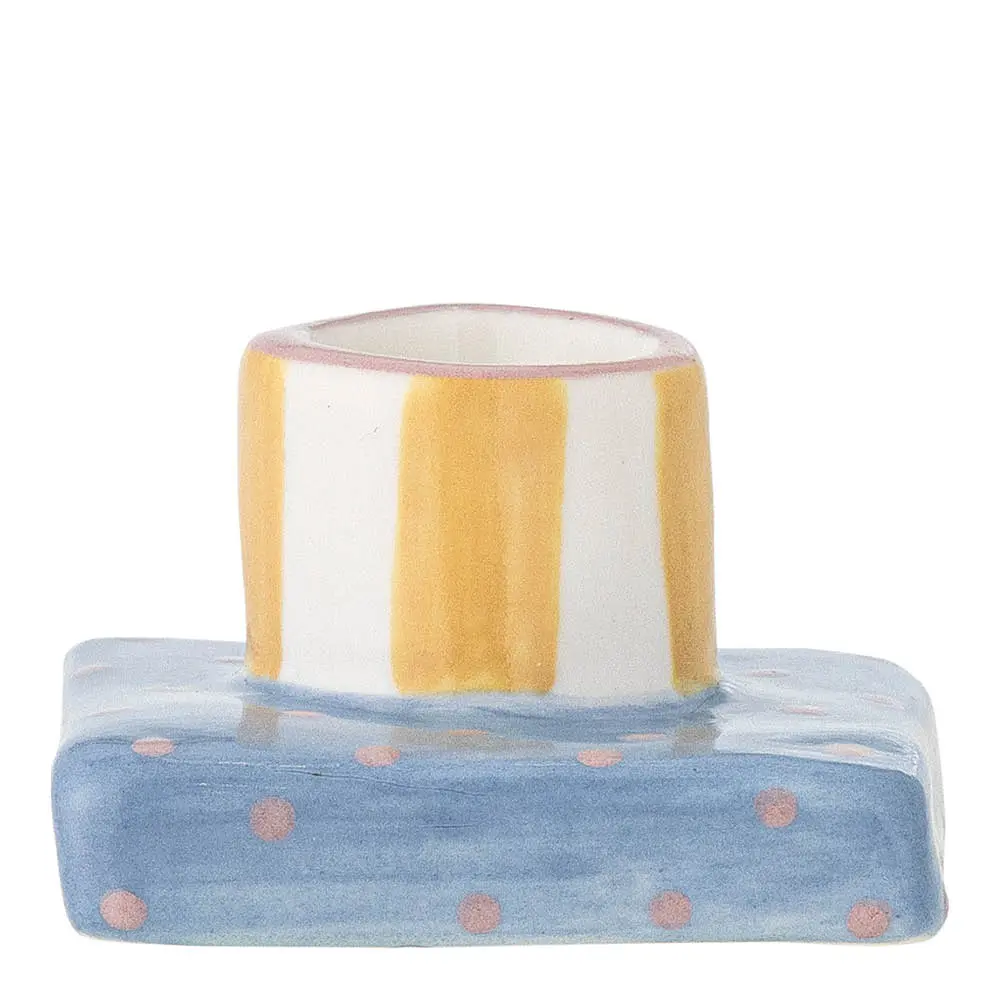 Tacama kynttilänjalka 6x6 cm sininen