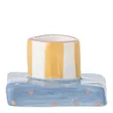 Tacana ljusstake 6x6 cm blå