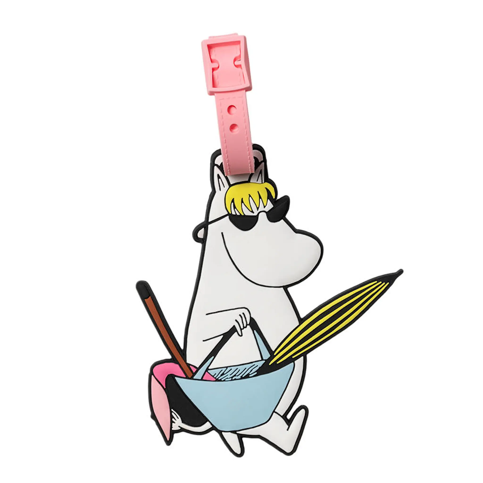 Moomin Arabia Mumin bagagetag 19 cm Snorkfröken Redo för semester