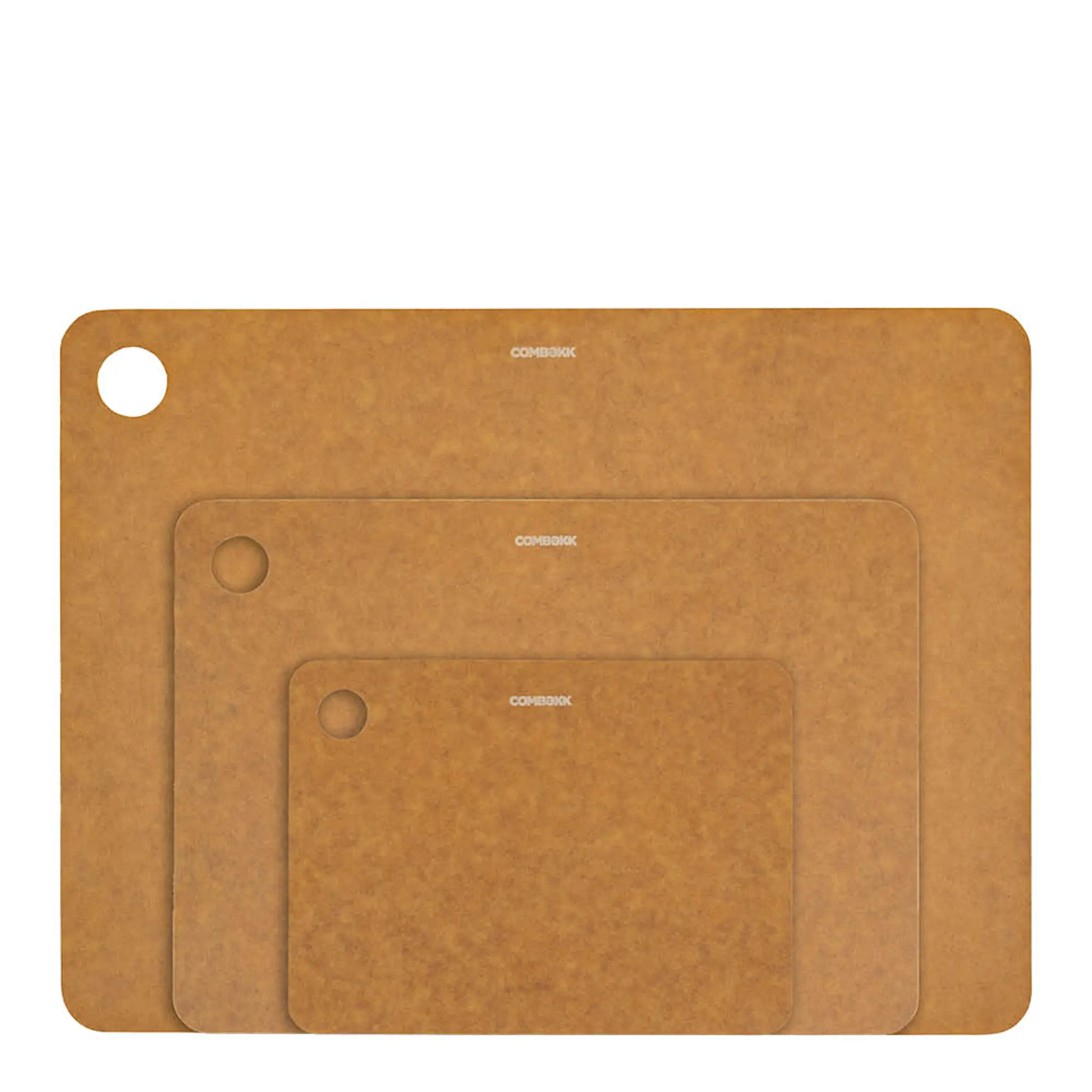 Combekk Skärbräda 3-pack brun