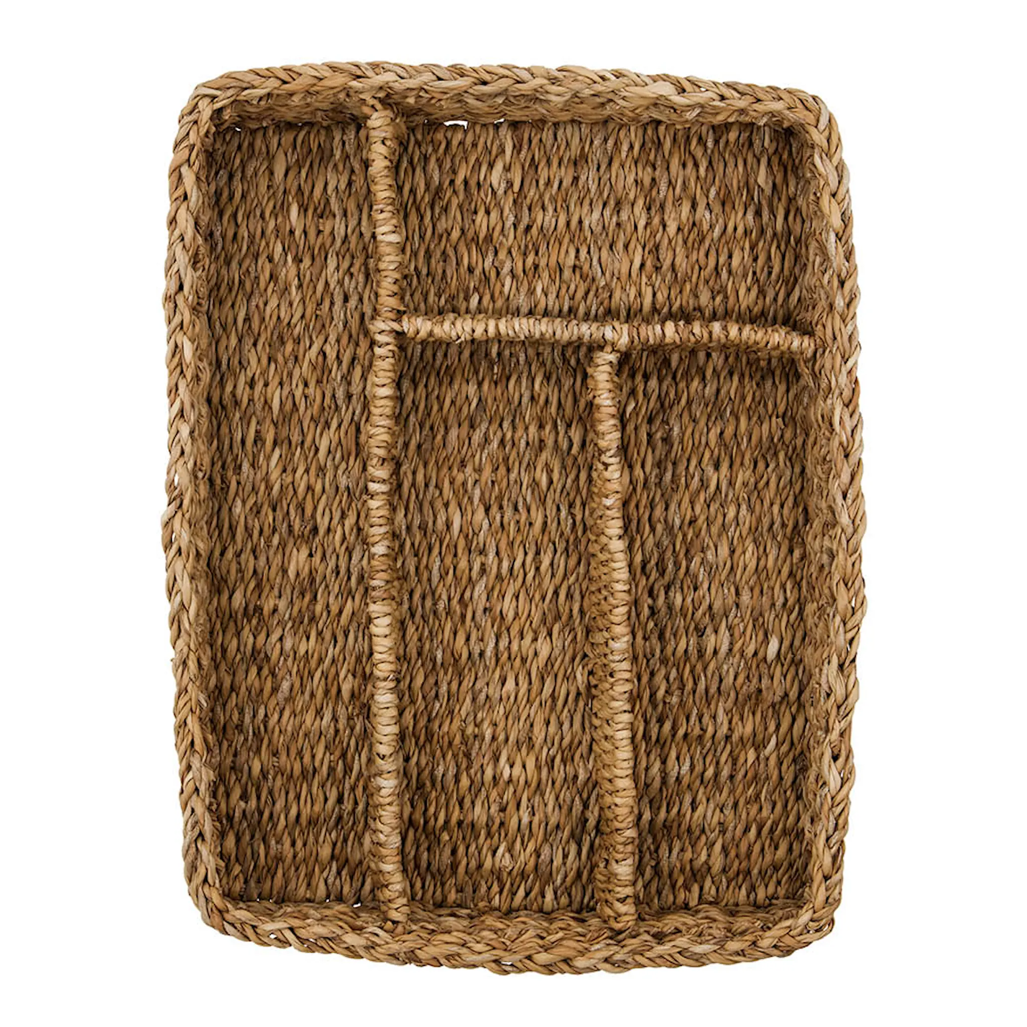 Nicolas Vahé Naba oppbevaringskurv med inndeling 27x35 cm sjøgress