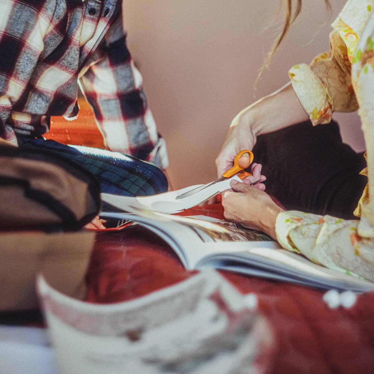 Fiskars Classic universalsax / papperssax 16 cm orange