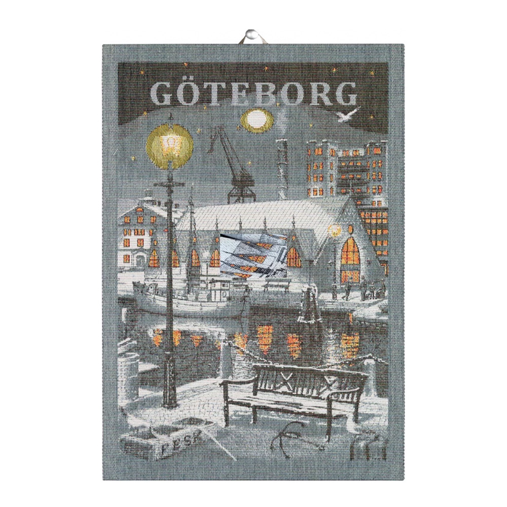 Ekelund - Göteborg Natt Keittiöpyyhe 35x50 cm
