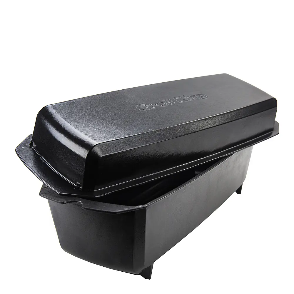 Valurautapata 49x19 cm 7,7 L Musta