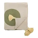 Clennie pläd 160x130 cm natur/multi