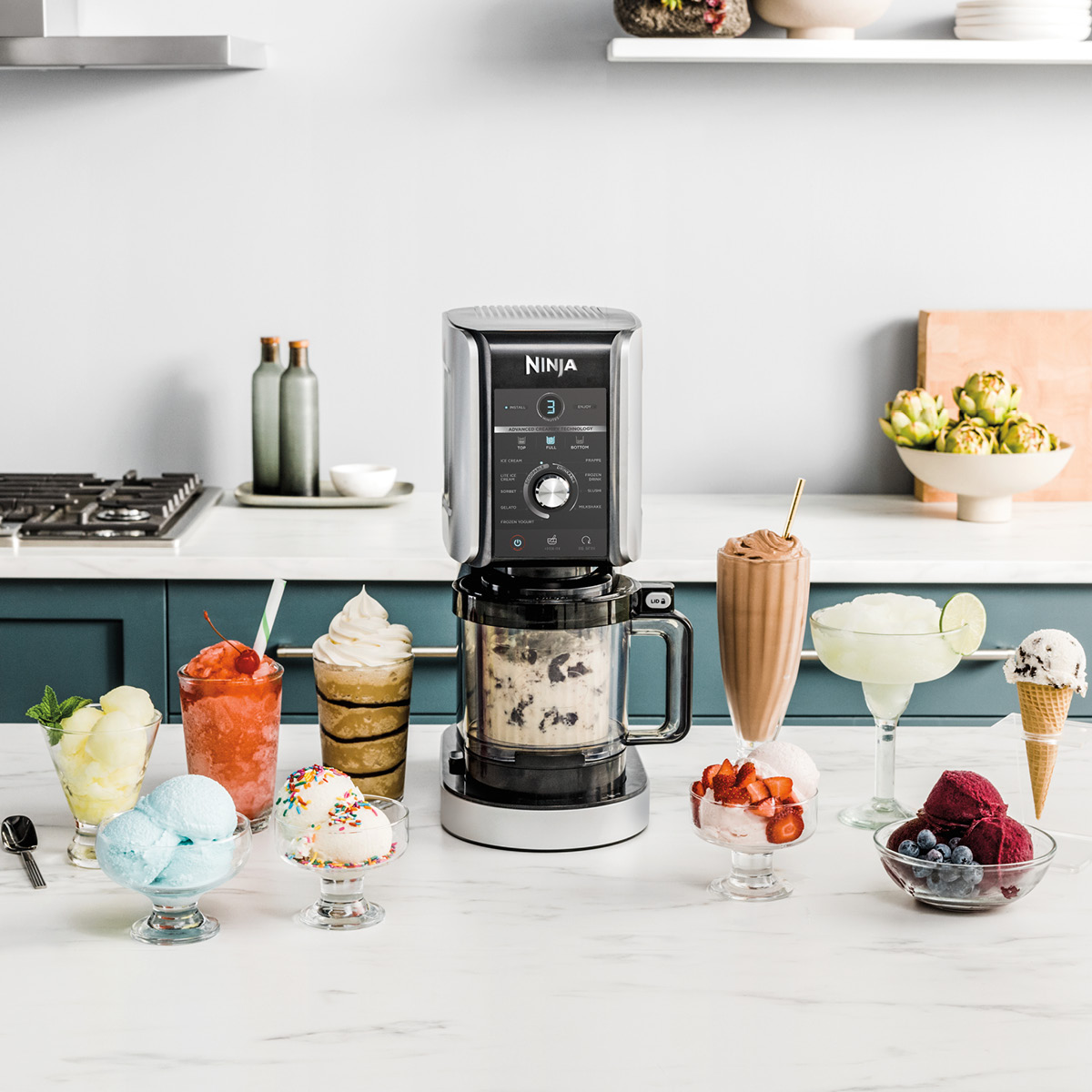 Ninja Creami deluxe glassmaskin 10-in-1 2,1 L 800W