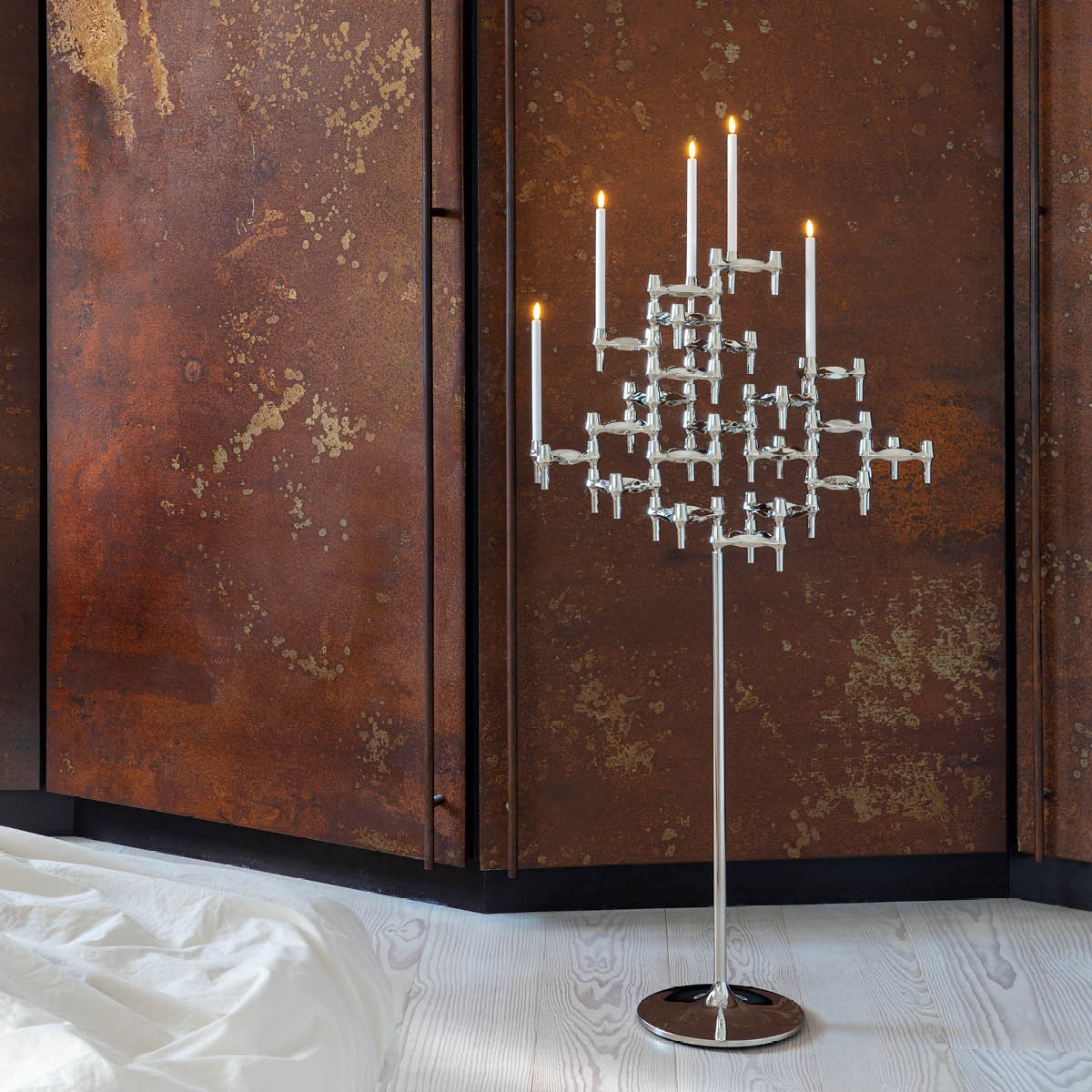 Stoff Nagel Gulvstativ krom