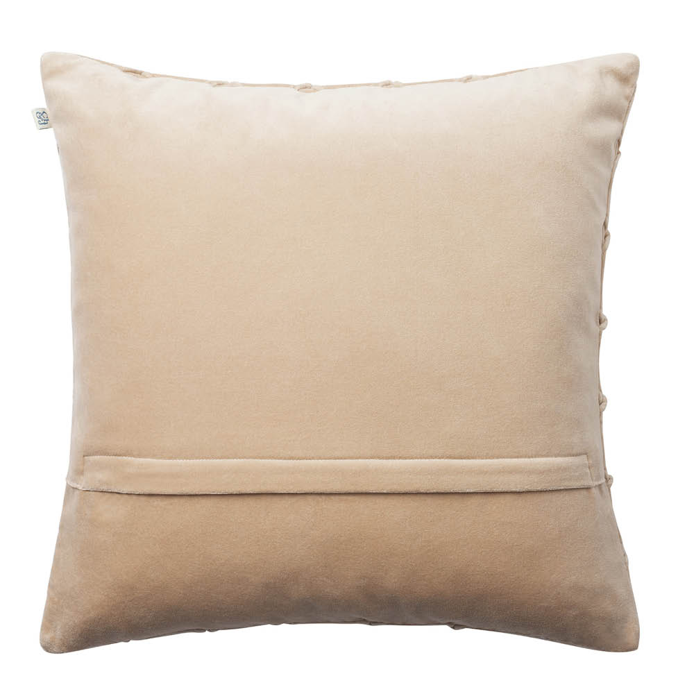Chhatwal & Jonsson Deva kuddfodral sammet 50x50 cm Tan