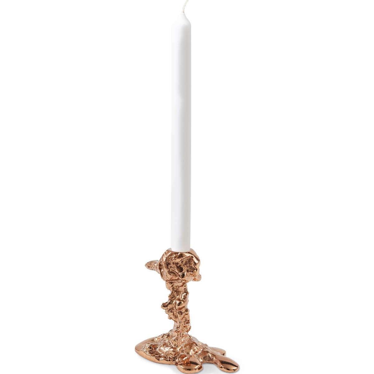 Pols Potten Drip ljusstake S 14 cm roséguld