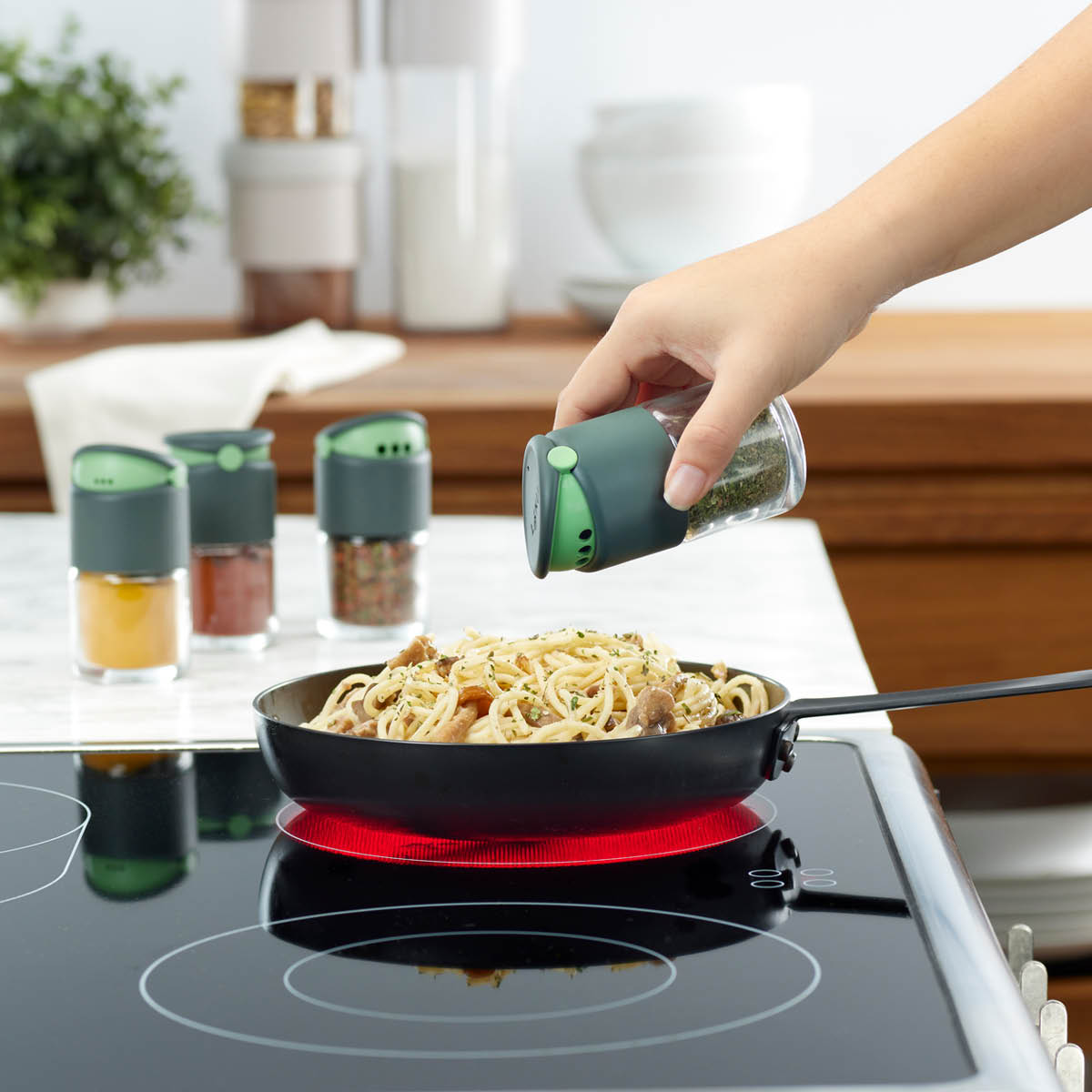 Lékué Kryddburk 0,1 L grå/klar