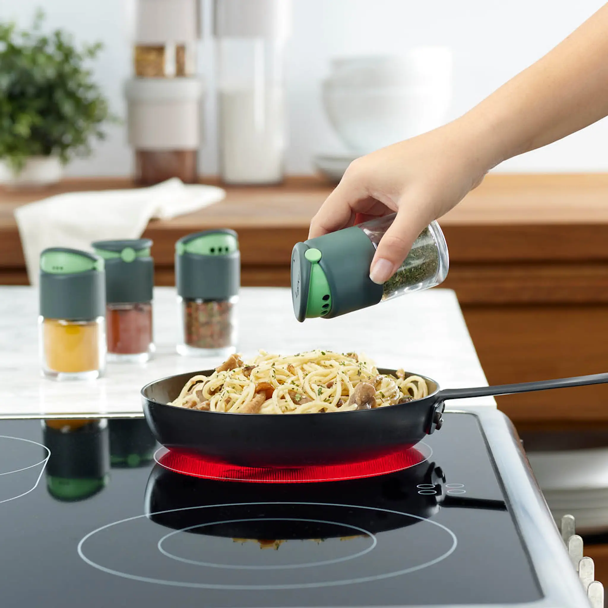 Lékué Kryddburk 0,1 L grå/klar