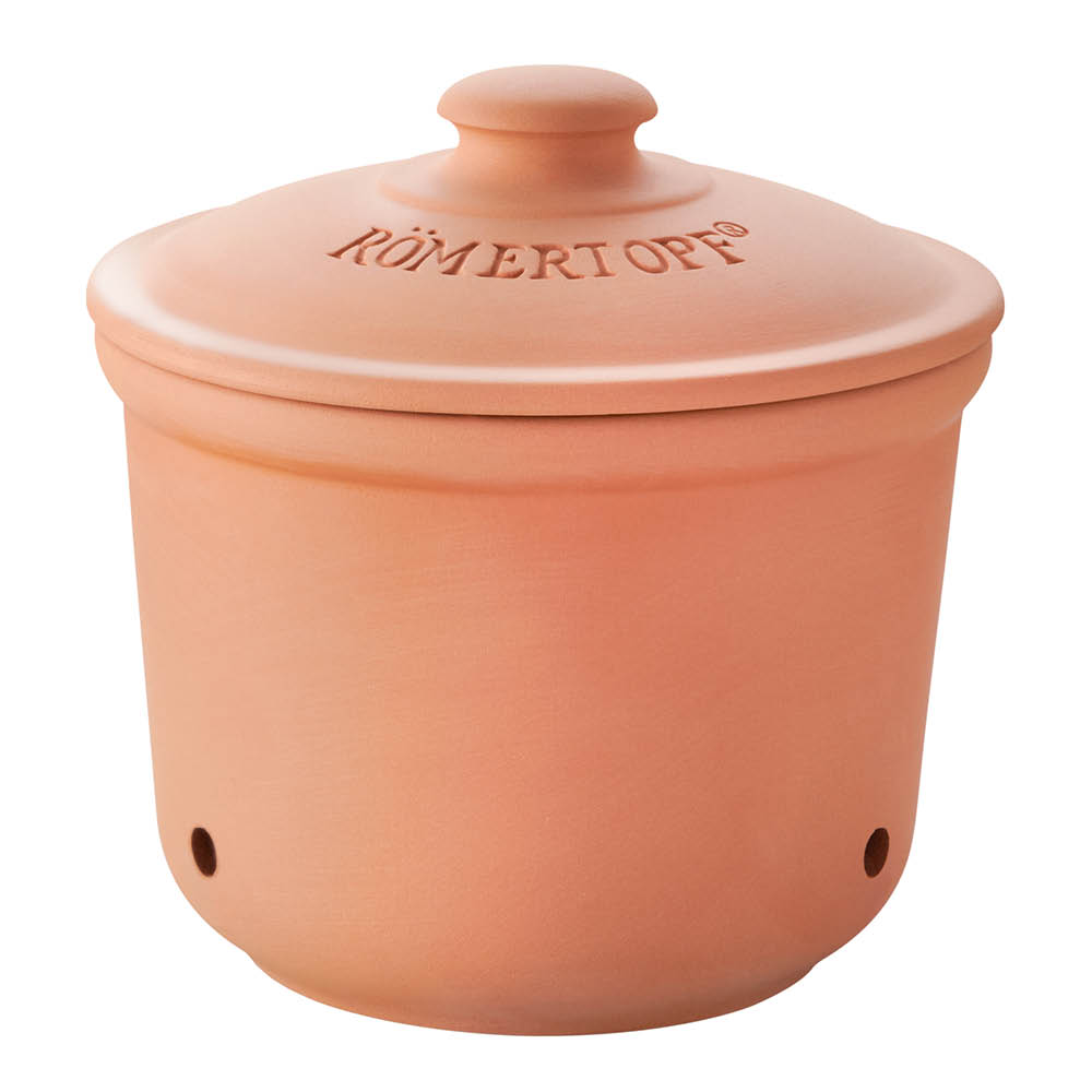 Römertopf Hvitløkskrukke Ø12,5 terracotta