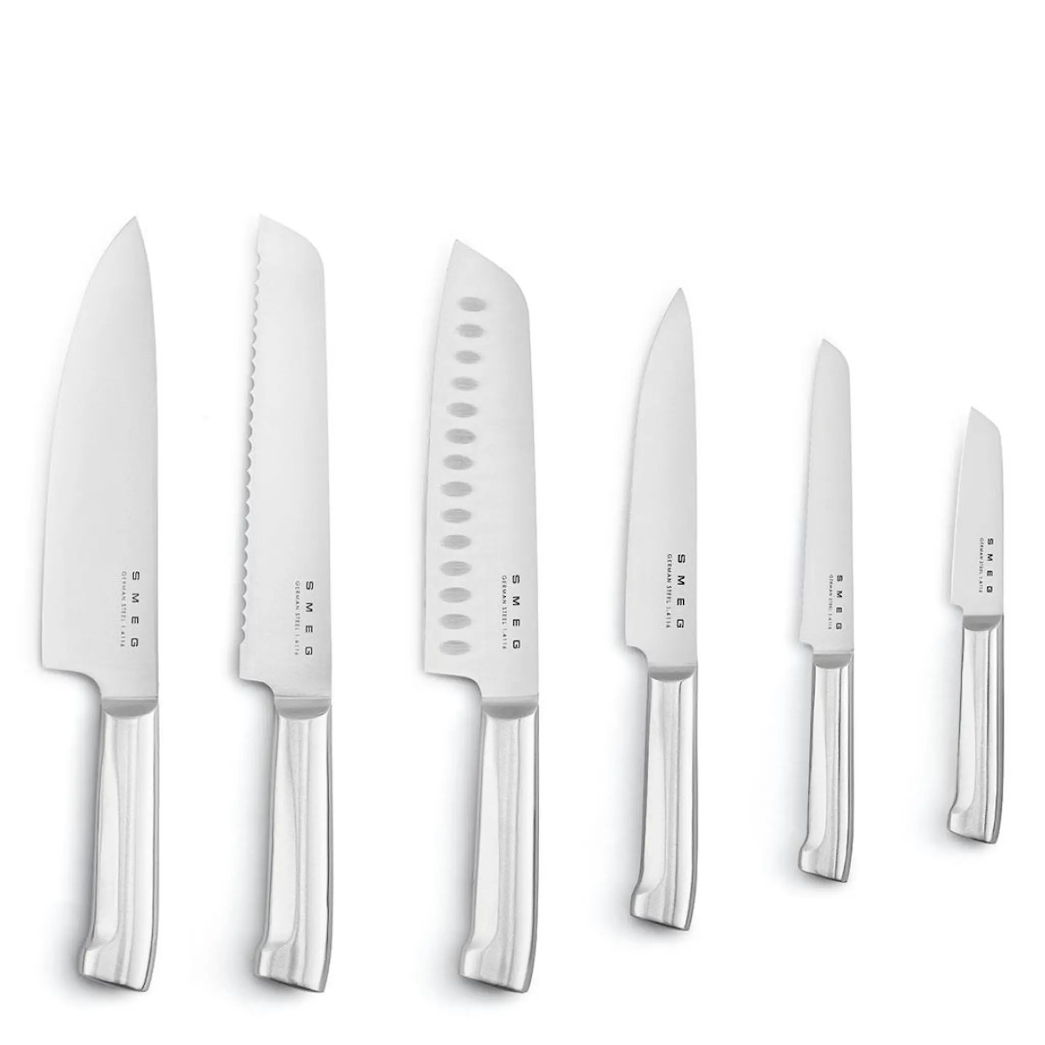 Smeg Smeg knivblock med 6 knivar KBSF02 pastellblå