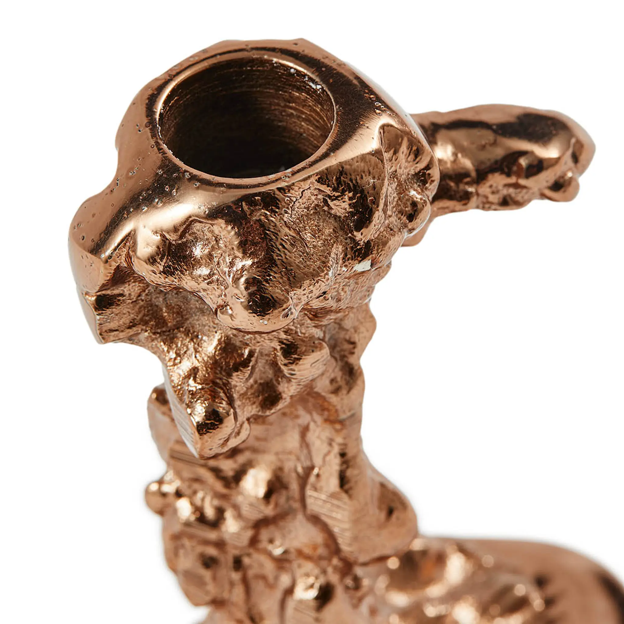 Pols Potten Drip ljusstake S 14 cm roséguld