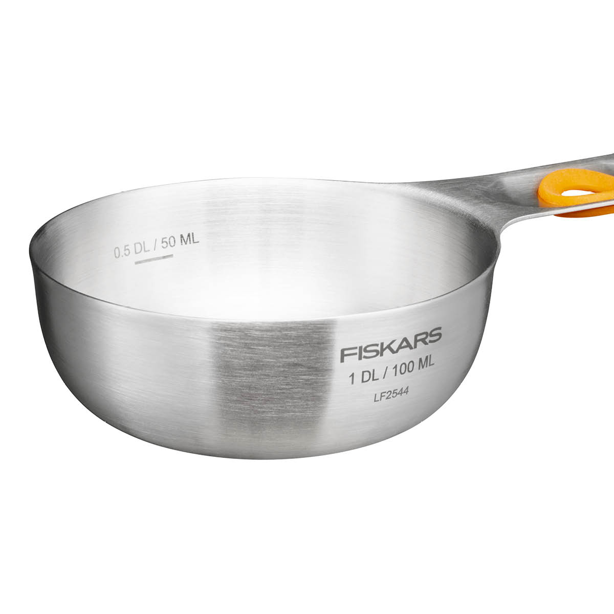 Fiskars Functional Form måleskje 3 stk 1dl/1ss/1ts stål