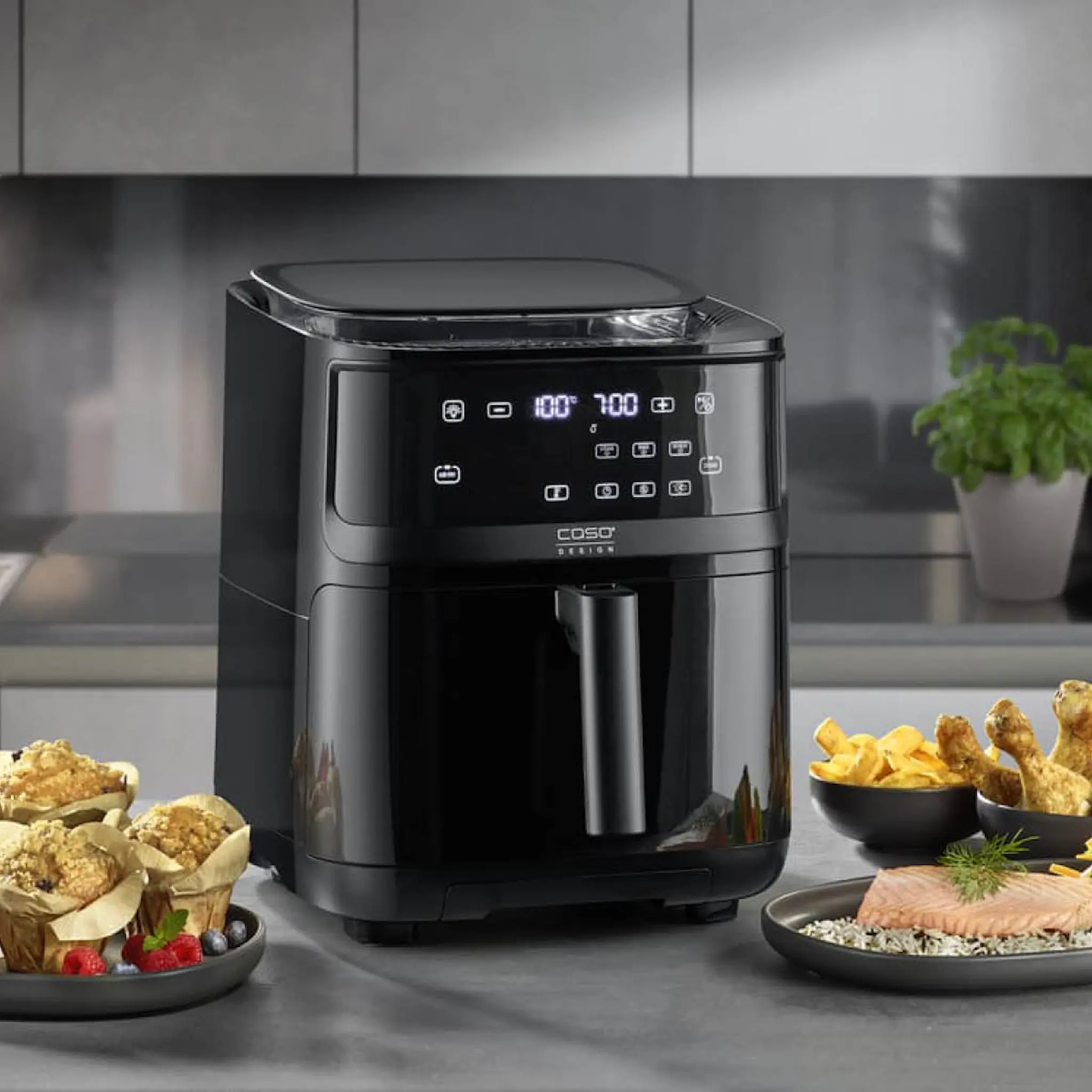 Caso Airfry Steam 700 airfryer 7L svart