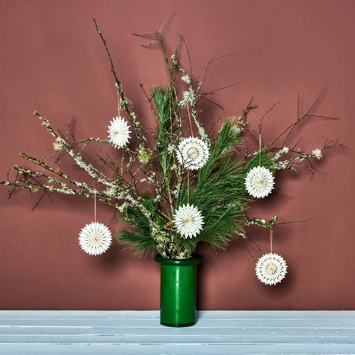 House Doctor Stelle juldekoration 6-pack off-white