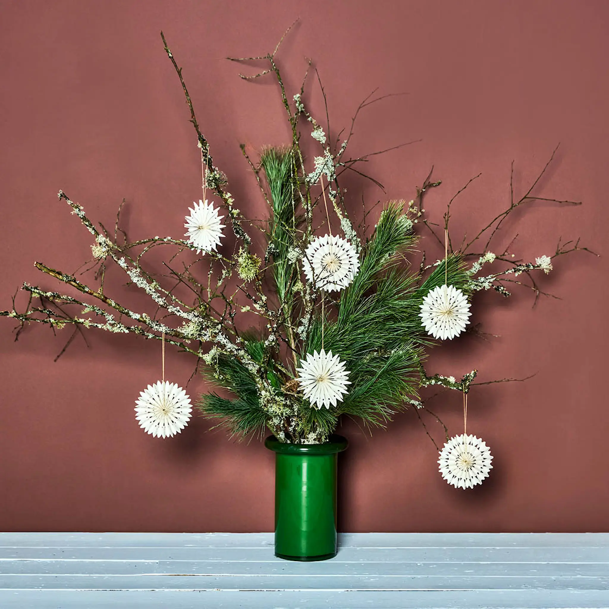 House Doctor Stelle juldekoration 6-pack off-white