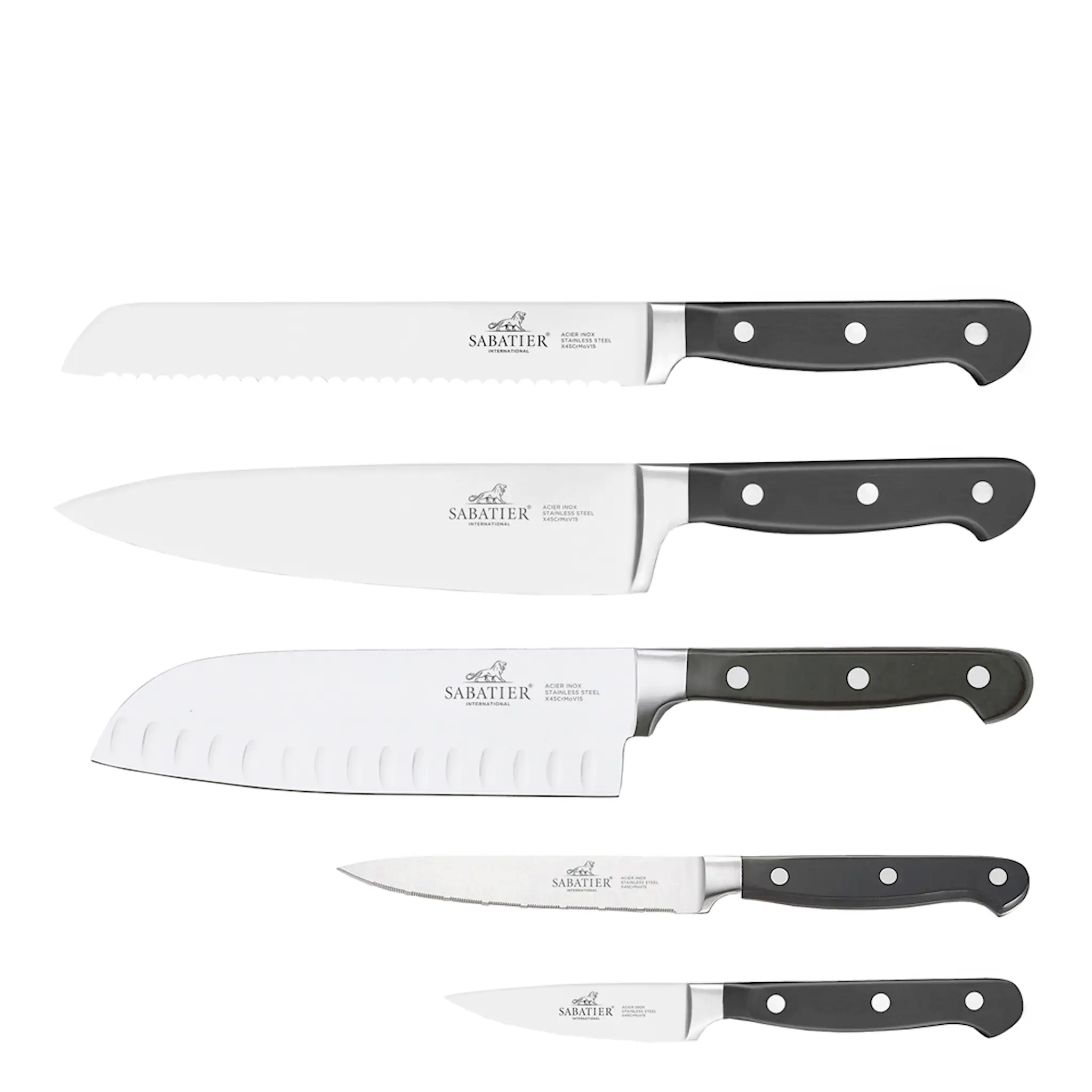 Lion Sabatier Pluton Knivset 5 delar