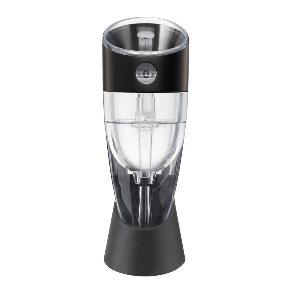 Innovine Justerbar vinlufter i rustfritt stål 11x19 cm grafitt