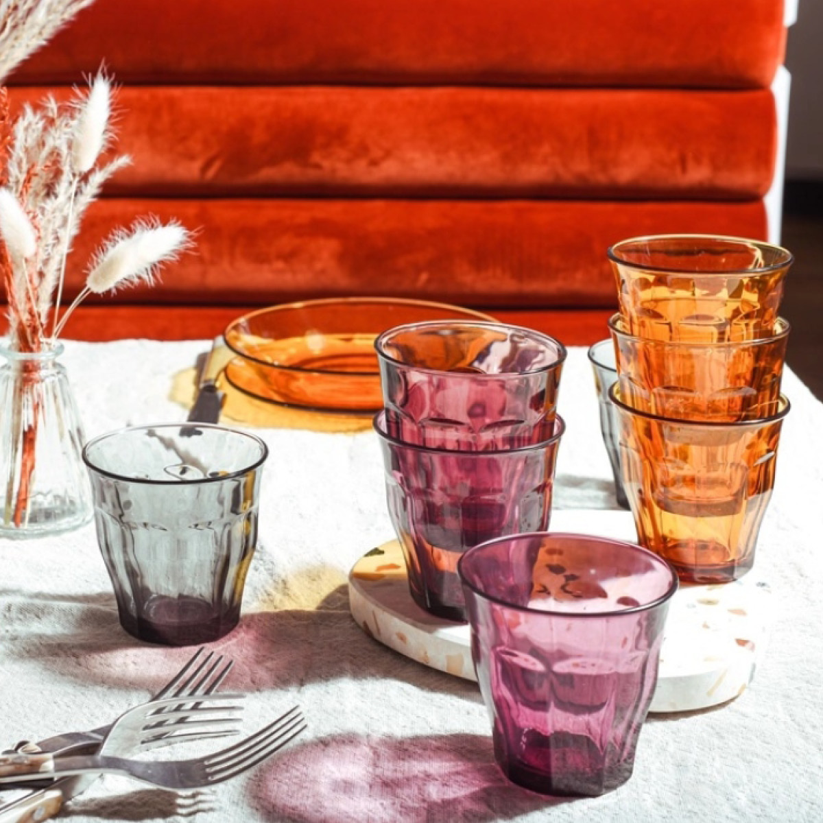 Duralex Picardie vannglass 25 cl 4 stk plum