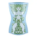 Nina vas 28,5 cm ljusblå/grön