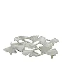 Ginko Leaf grytunderlägg silver