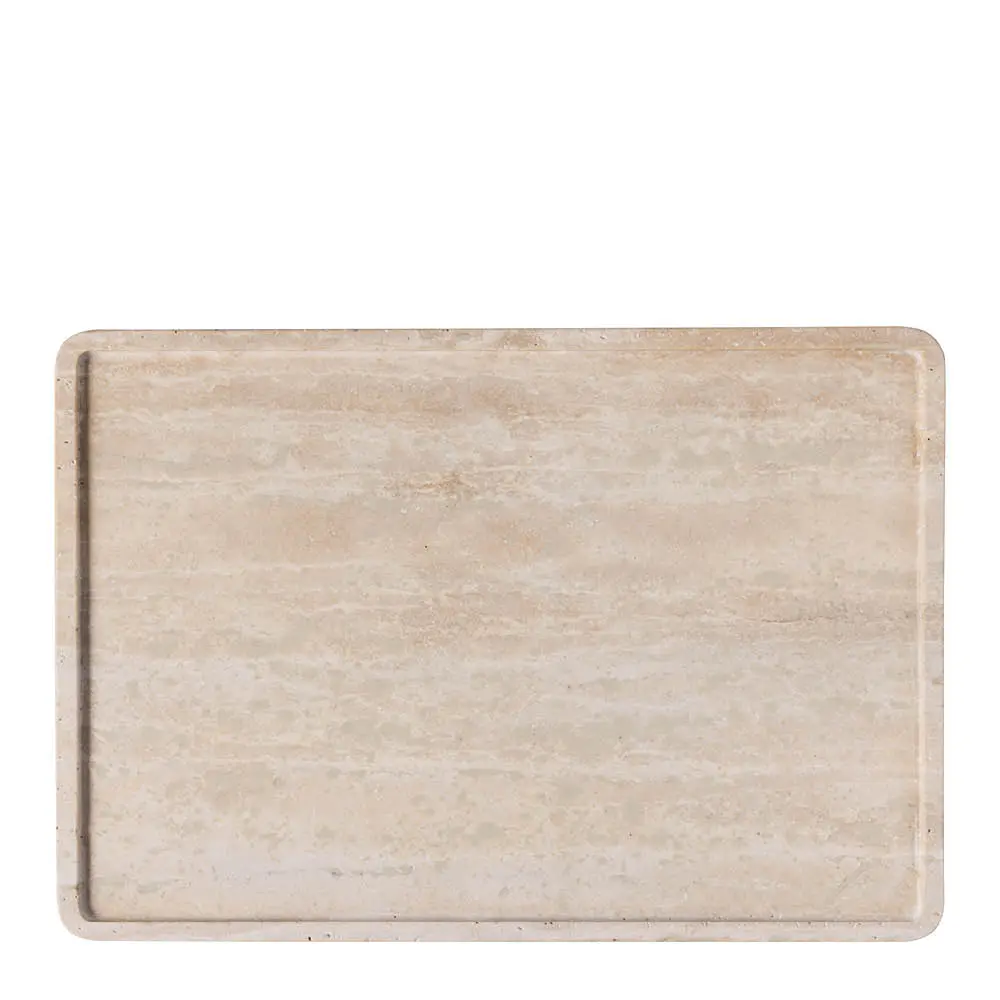 Manufacture Travertine Tarjoiluastia 40,5x28 cm Beige