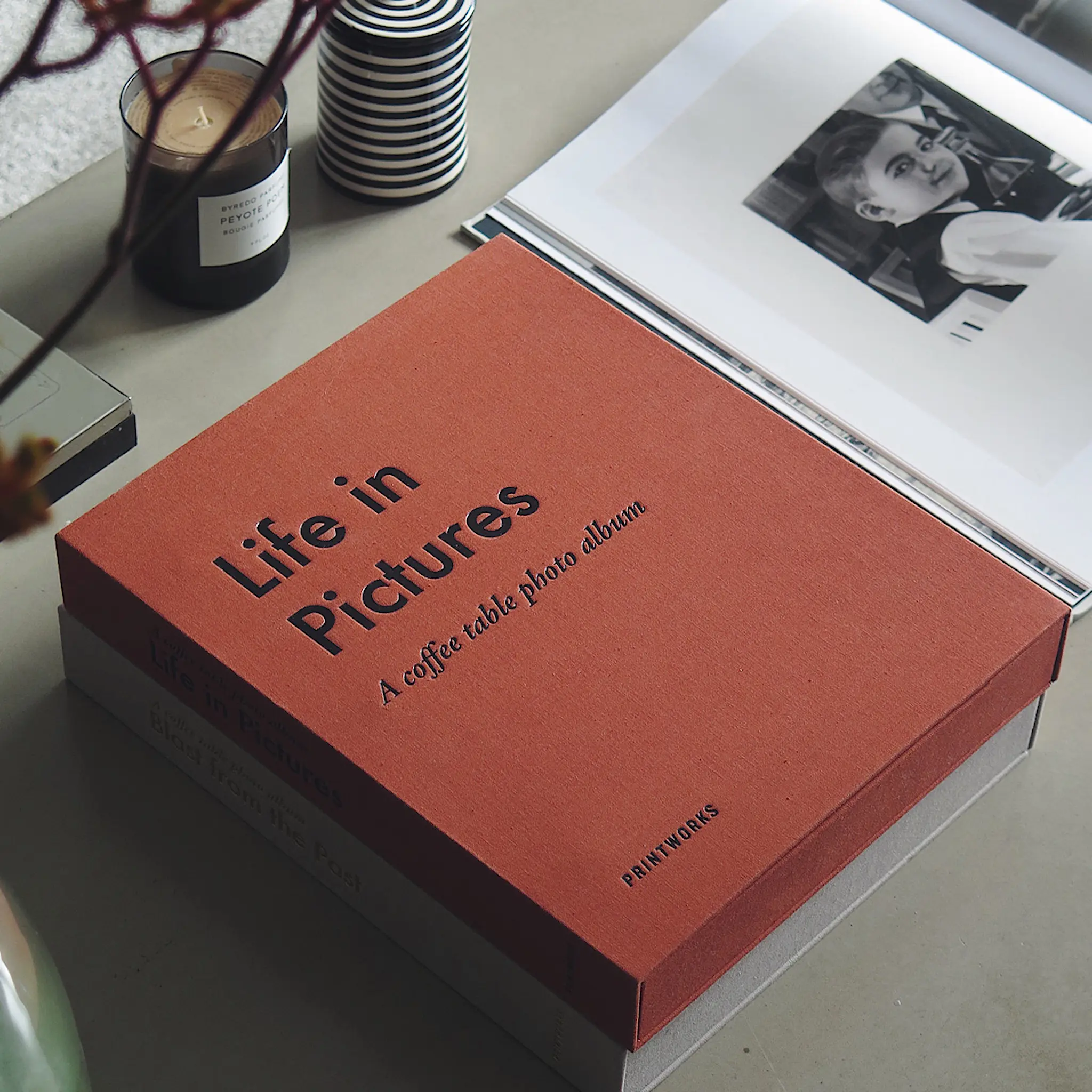 Printworks Fotoalbum Life In Pictures (L) cm terrakotta