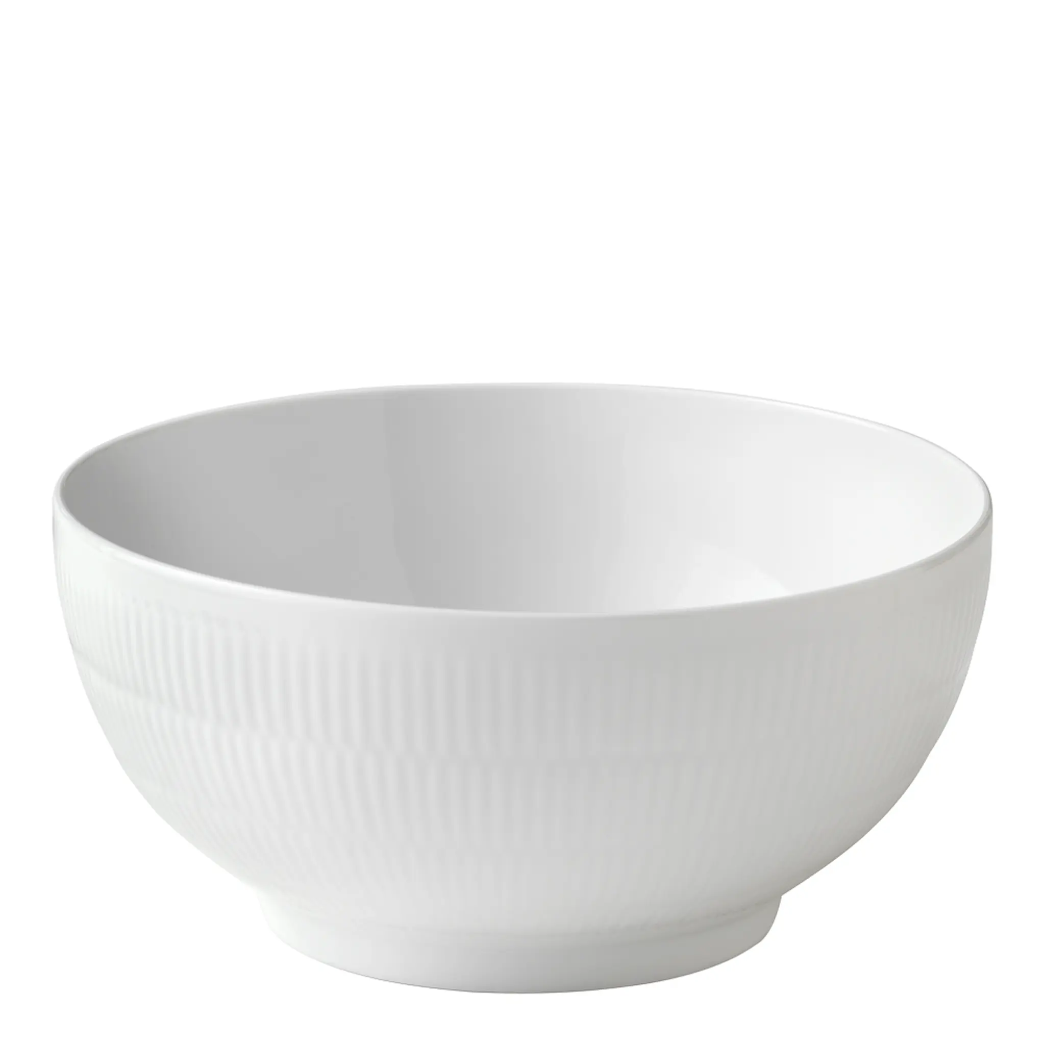 Royal Copenhagen White Fluted Skål 3,1 L 24 cm