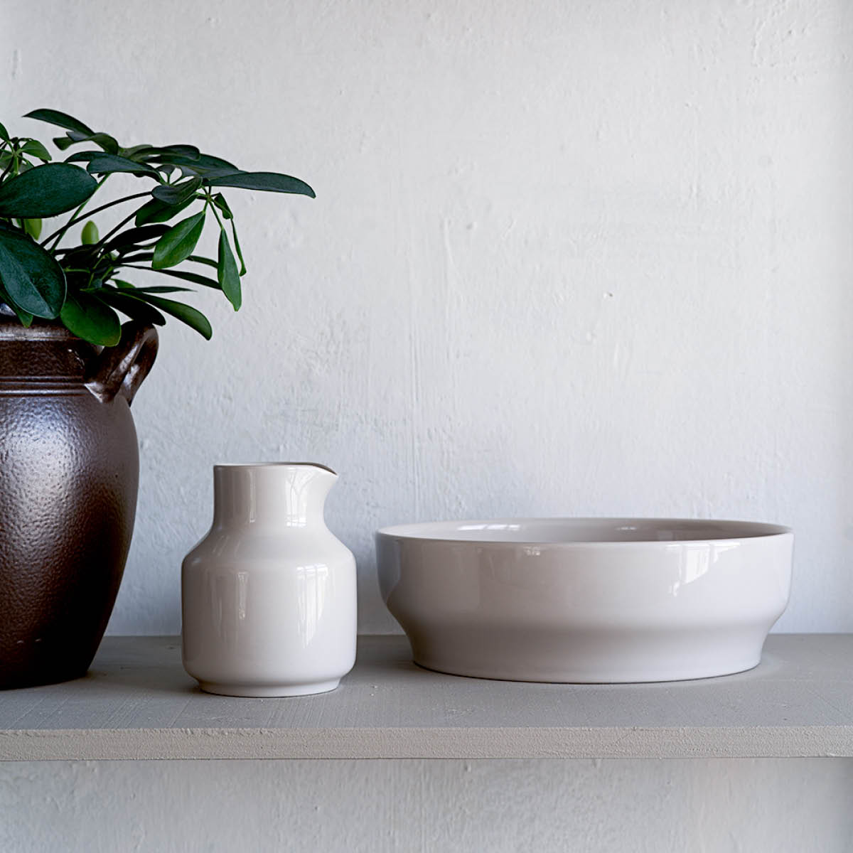 Rörstrand Höganäs Keramik skål 3,3L sand