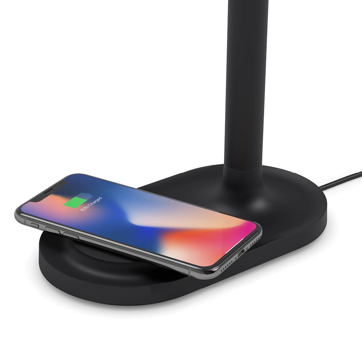 Eva Solo Emendo Valaisin langaton Qi-latausteline 29 cm Musta